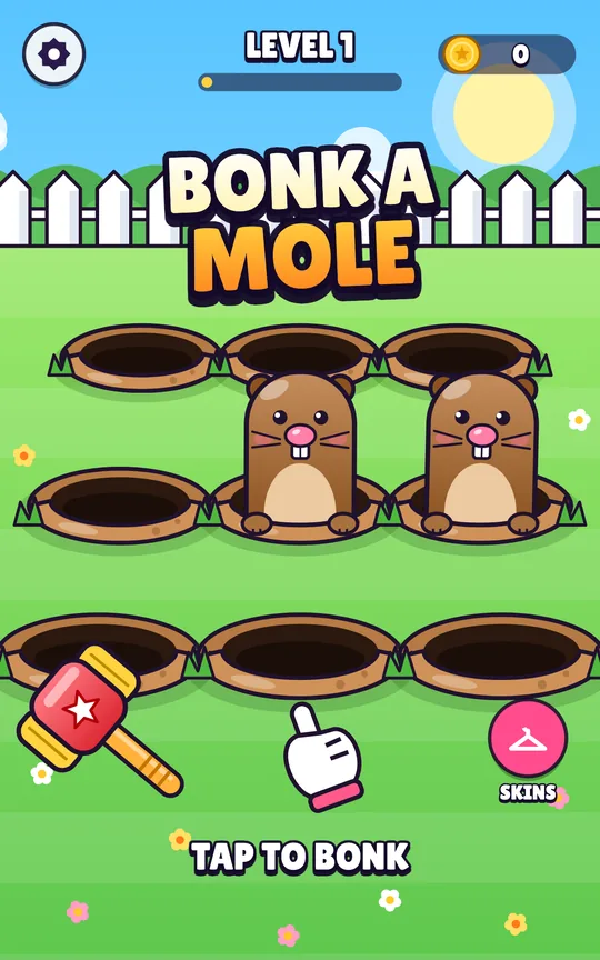 Bonk a Mole screenshot 1