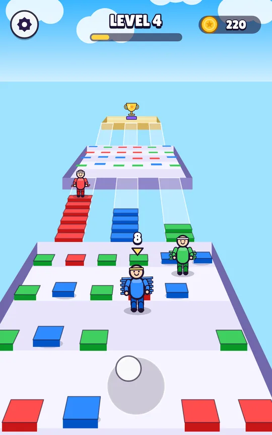 Brick Dash Bridge screenshot 2