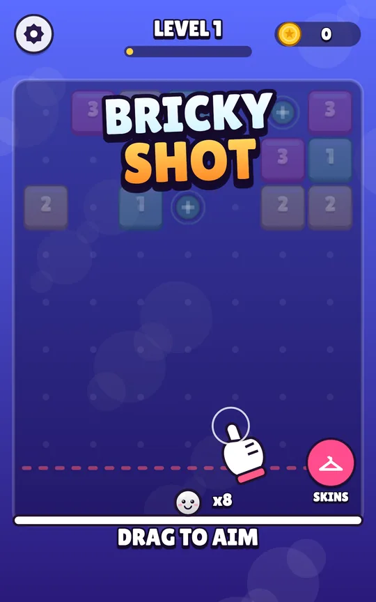 Bricky Shot screenshot 1