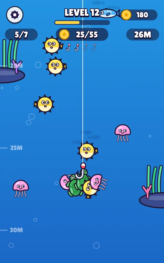 Deep Dip Fishing screenshot 2