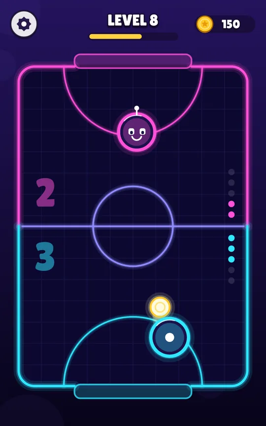 Glow Puck Duel screenshot 2