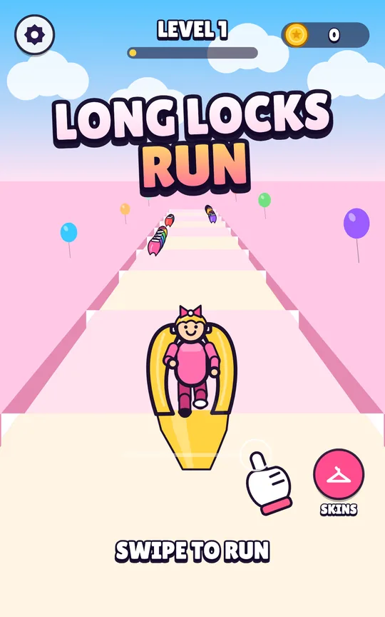 Long Locks Run screenshot 1