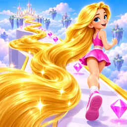 Long Locks Run icon
