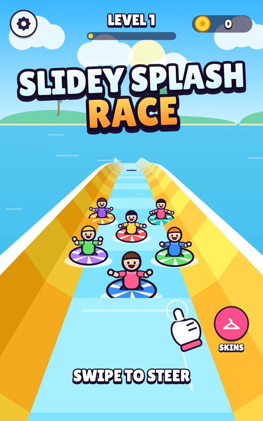 Slidey Splash Race screenshot 1