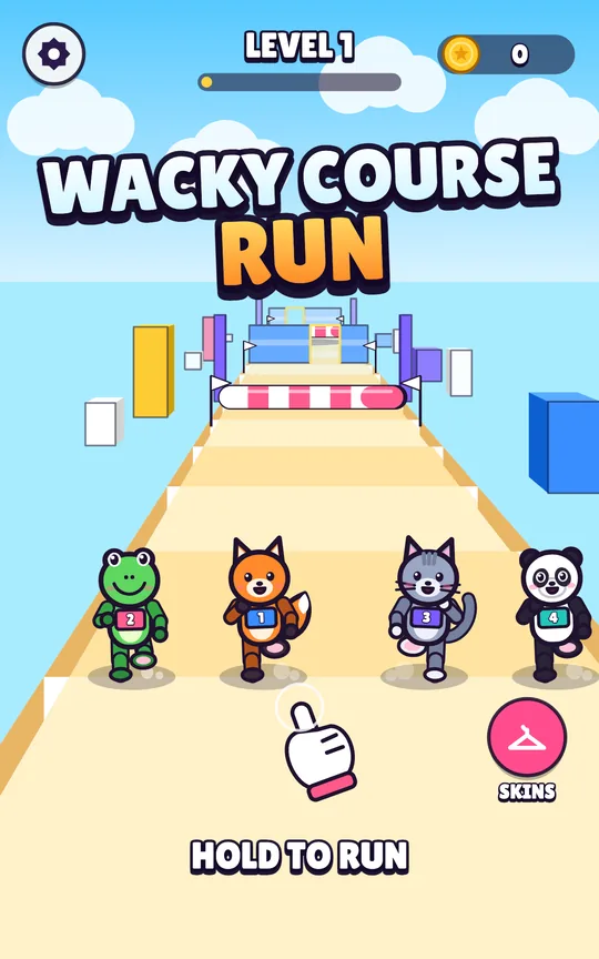 Wacky Course Run screenshot 1